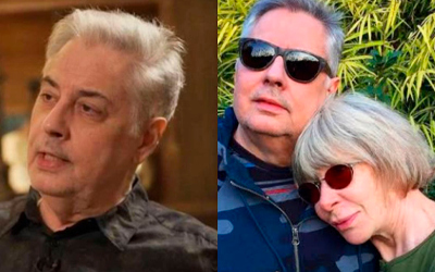 Roberto de Carvalho se emociona ao ver Rita Lee homenageada na Sapucaí