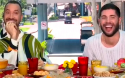 Ex-BBB26 Marcelo flerta com Gil do Vigor e deixa apresentador sem palavras: “ficou vermelho?”