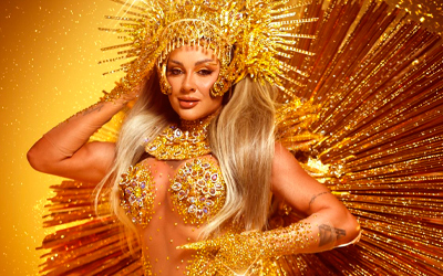 Juju Salimeni segue no posto de rainha de bateria da Barroca Zona Sul em 2027