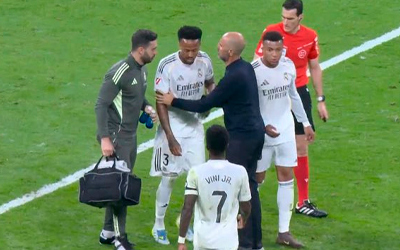 Preocupação para o Brasil: Militão sai lesionado em jogo do Real Madrid