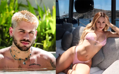 Zé Felipe é flagrado aos beijos com Lara Jucá em after no Rio