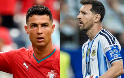 Cristiano Ronaldo se manifesta após Messi perder o pai: “Muita força!”